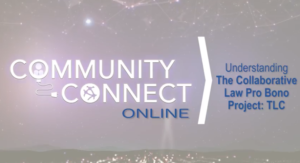 community connect online collaborative law pro bono