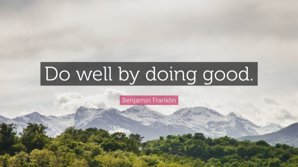 Do well by doing good quotes by Benjamin Franklin mediation for divorce