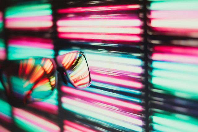 eyeglasses with colorful lights uncontested divorce