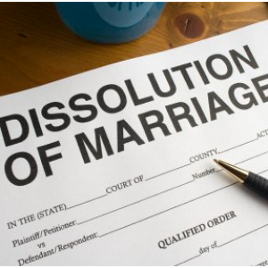 dissolution of marriage document post marital agreements